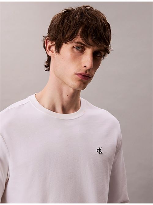 ls easy monogram tee CALVIN KLEIN JEANS | LV04RD247GYAF